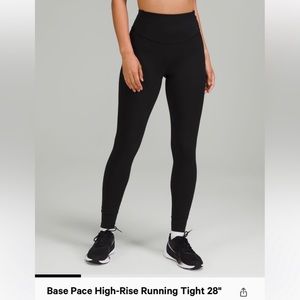 Lululemon Base Pace HR Tight 28” Size 4 in Black